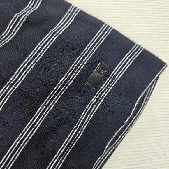 Nike Dri-Fit Tiger Woods Collect Black White‎ Striped Short Sleeve Polo Size XL - Picture 3 of 7